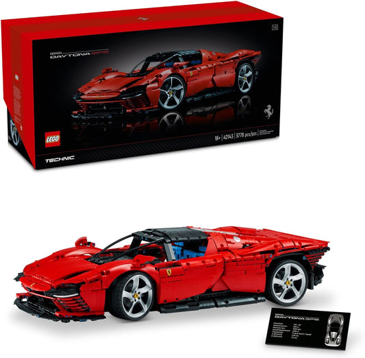 Lego-compatible Ferrari SP3 racing car 42143 building blocks 1:8 sports car assembly building block toys