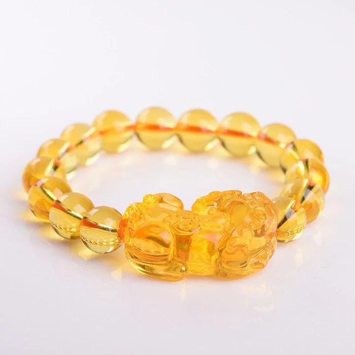 Citrine Pixiu Bracelet - Attract Wealth