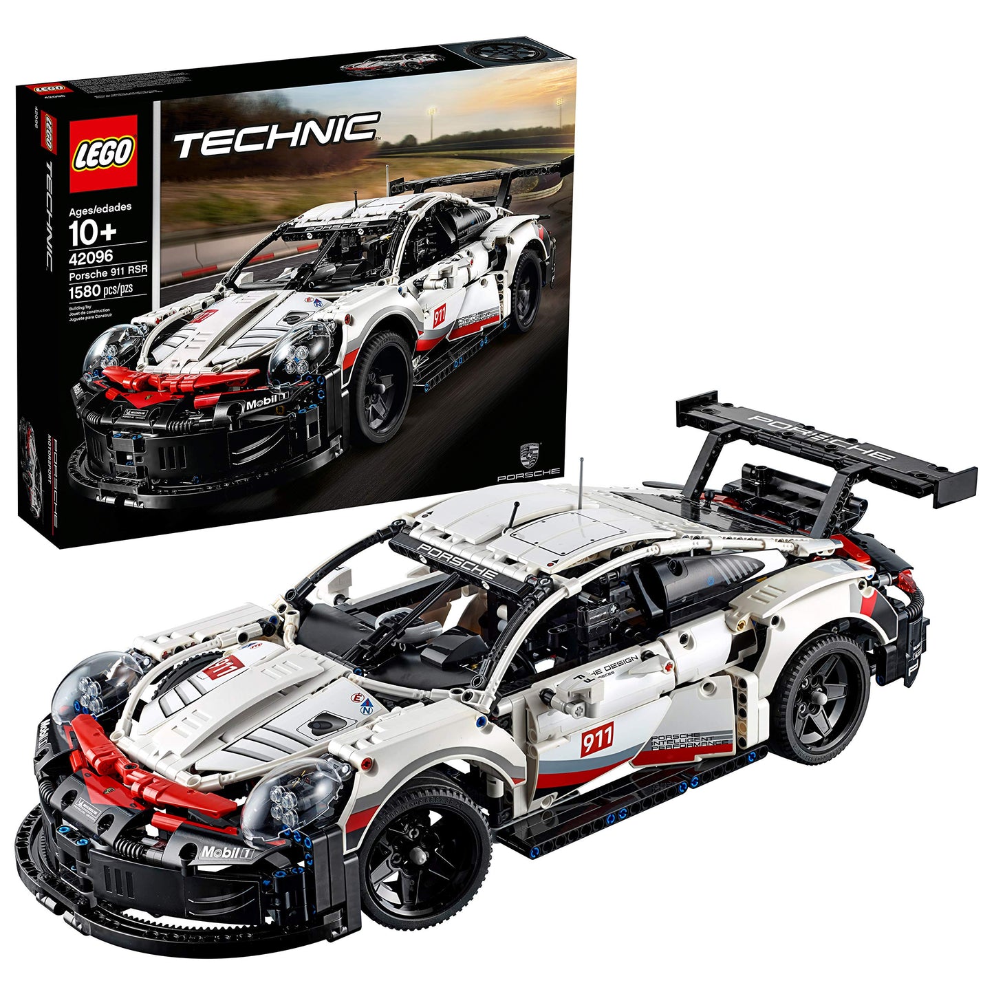 LEGO Technic Porsche 911 RSR Race Car Model Building Kit 42096