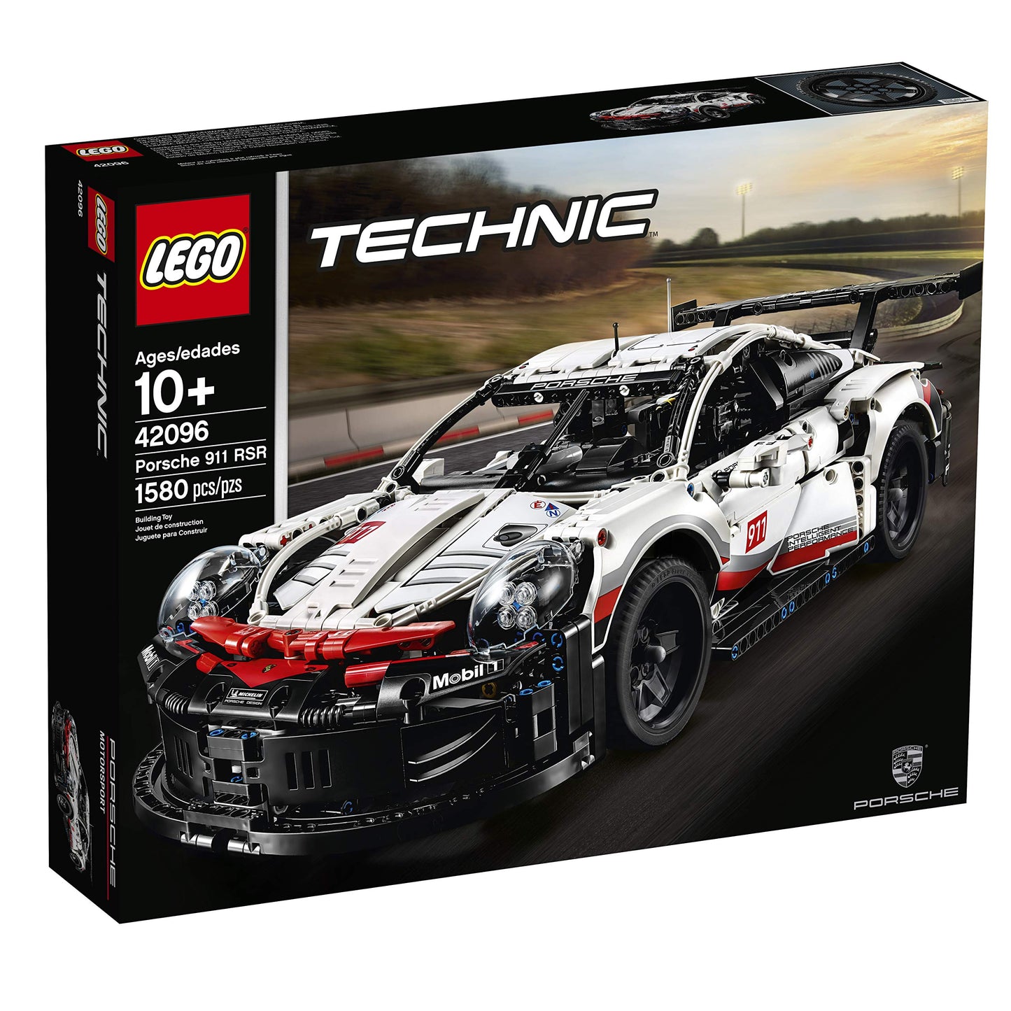 LEGO Technic Porsche 911 RSR Race Car Model Building Kit 42096