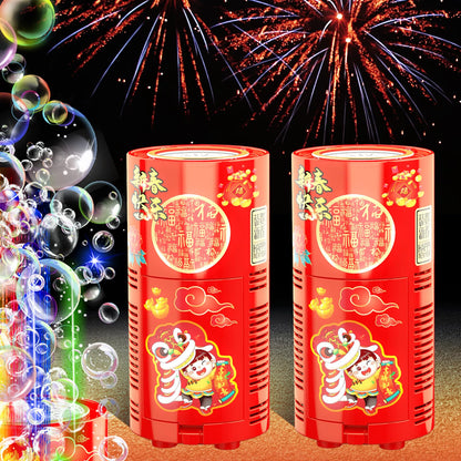 🎁🎁Fully automatic simulated firecrackers and fireworks bubble machine